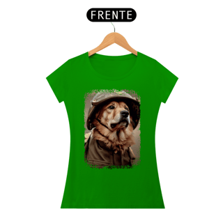 Nome do produto Baby Look Cachorro Militar