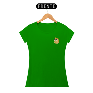 Nome do produto Baby Look Akita Meme Óculos