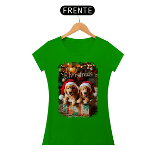 Nome do produto Baby Look Golden Presente de Natal