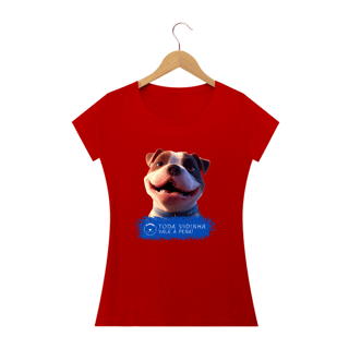 Nome do produto Baby Look De.Feenda - Toda Vidinha Vale a Pena - Modelo 1A