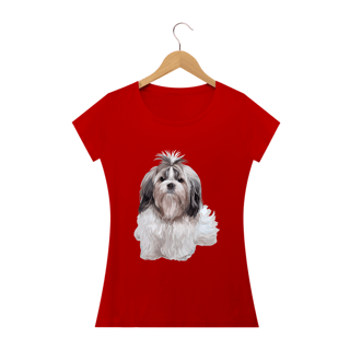 Nome do produto Baby Look Shih Tzu Realista
