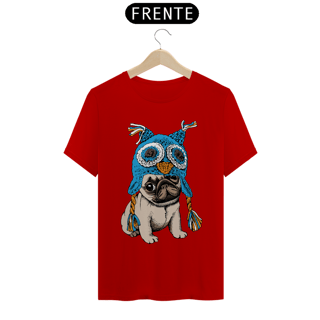 Nome do produto Camiseta Cachorro Pug Coruja