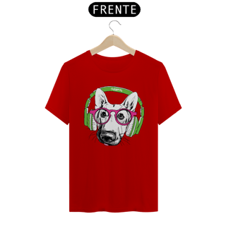 Nome do produto Camiseta Pastor Alemão de Óculos e Fone de Ouvido