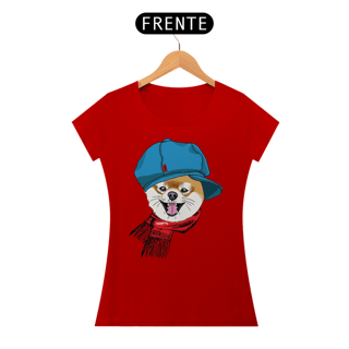 Nome do produto Baby Look Spitz Alemão de Boina e Cachecol