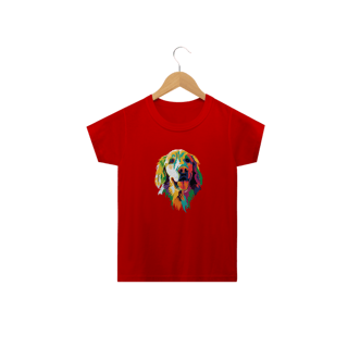 Nome do produto Camiseta Infantil Golden Retriever Ilustração Cores