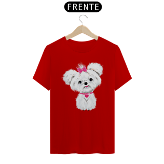 Nome do produto Camiseta Maltês de Lacinho