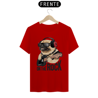 Nome do produto Camiseta Pug On The Rock
