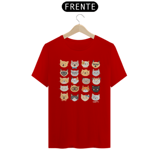 Nome do produto Camiseta Cats Emoticons