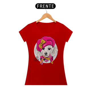 Nome do produto Baby Look Poodle Fêmea I Like To Dress Up
