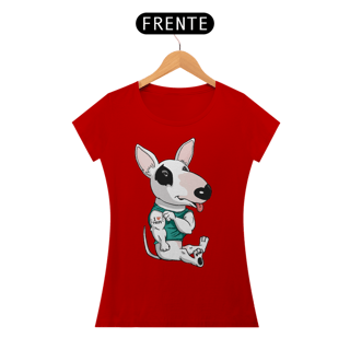 Nome do produto Baby Look Bull Terrier I Love Mom