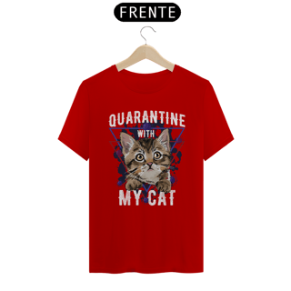 Nome do produto Camiseta Quarantine With My Cat