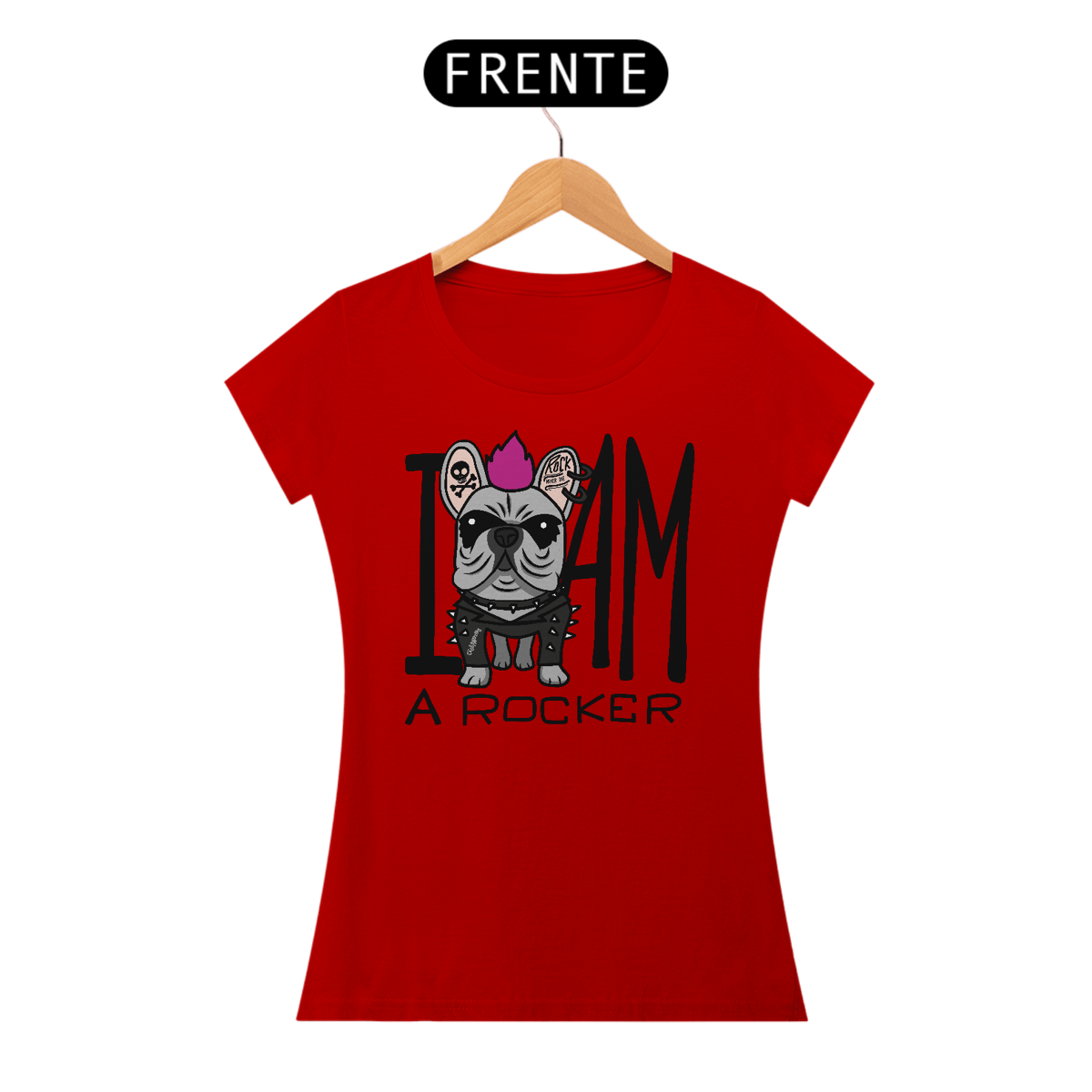 Nome do produto: Baby Look I Am a Rocker