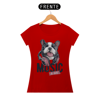 Nome do produto Baby Look Music and Dog