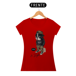 Nome do produto Baby Look Cachorro - Stay in Style