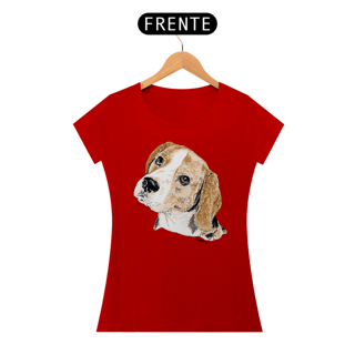 Nome do produto Baby Look Beagle Pintura Digital