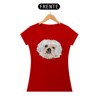 Nome do produto Baby Look Lhasa Apso Pintura Digital