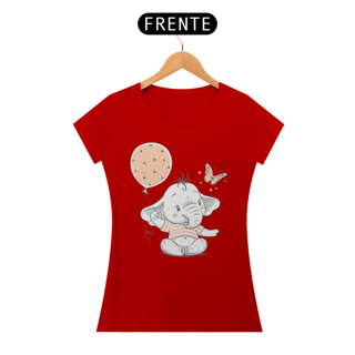 Nome do produto Baby Look Elefante - Modelo 2