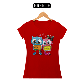 Nome do produto Baby Look Coruja - Modelo 1