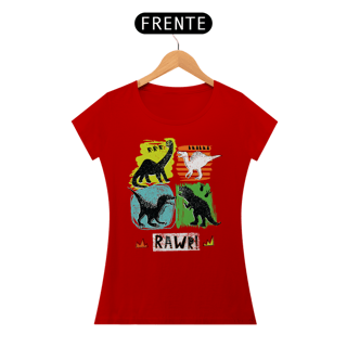 Nome do produto Baby Look Dinossauro - Modelo 3