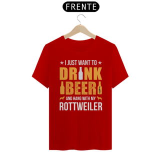 Nome do produto Camiseta Cerveja e Rottweiler