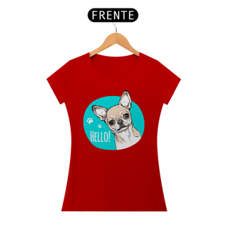Nome do produto Baby Look Chihuahua Hello