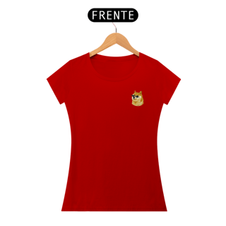 Nome do produto Baby Look Akita Meme Óculos
