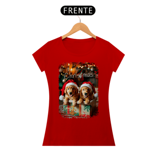 Nome do produto Baby Look Golden Presente de Natal