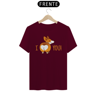 Nome do produto Camiseta Corgi - I Love You
