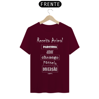 Nome do produto Camiseta Cachorro Receita Animal