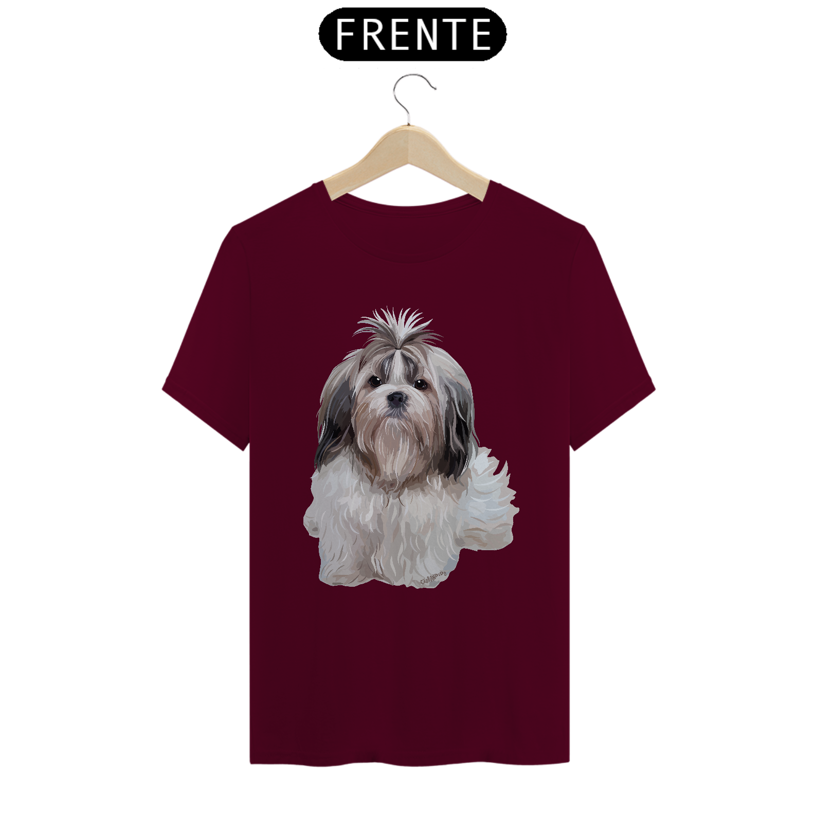 Camiseta Shih Tzu Realista