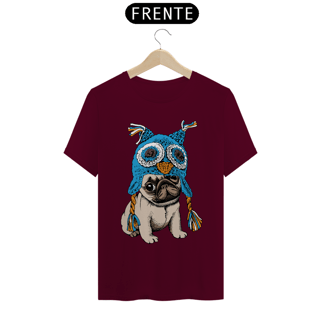 Nome do produto Camiseta Cachorro Pug Coruja