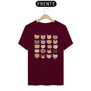 Nome do produto Camiseta Cats Emoticons
