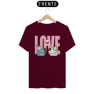 Nome do produto Camiseta Cachorro Casal Love