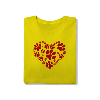 Nome do produto Camiseta Coração - I Love My Dog