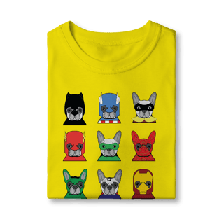 Nome do produto Camiseta Infantil Cachorros Super-Heróis