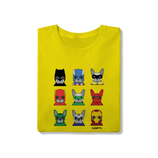 Nome do produto Camiseta Cachorros Super-Heróis