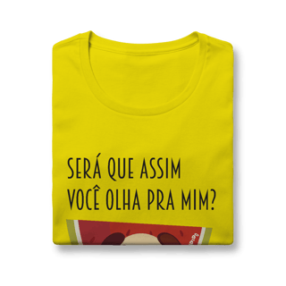Nome do produto Baby Look Cachorro Melancia - Será Que Assim Você Olha Pra Mim?