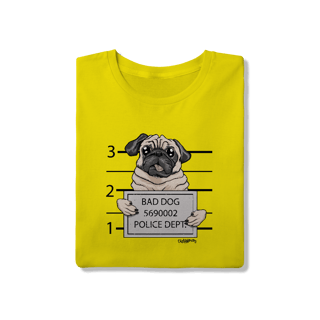 Nome do produto Camiseta Pug Bad Dog