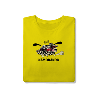 Nome do produto Camiseta Cachorro Status Namorando