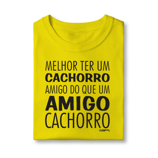 Nome do produto Camiseta Infantil Cachorro Amigo ou Amigo Cachorro