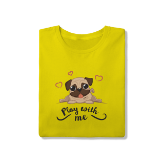 Nome do produto Camiseta Pug Play With Me