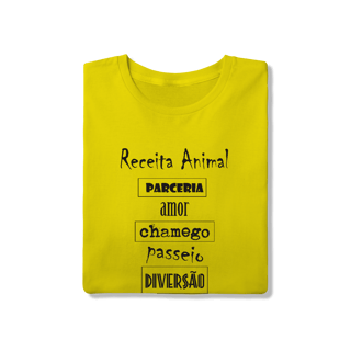 Nome do produto Camiseta Cachorro Receita Animal