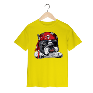Nome do produto Camiseta Infantil Bulldog Francês Pirata