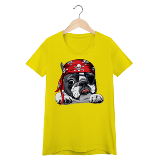 Nome do produto Baby Look Bulldog Francês Pirata