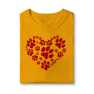 Nome do produto Camiseta Infantil Coração - I Love My Dog