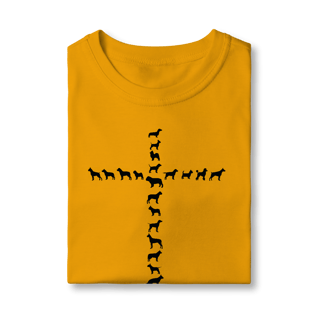 Nome do produto Camiseta Infantil Cachorro Cruz - Amizade Fiel
