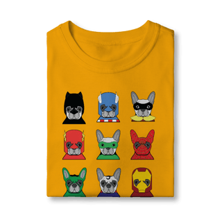 Nome do produto Camiseta Infantil Cachorros Super-Heróis