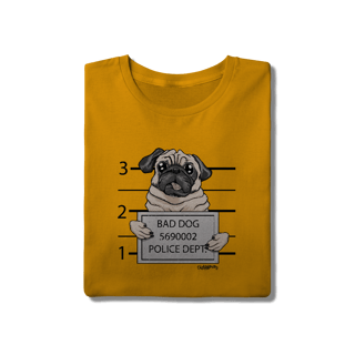 Nome do produto Camiseta Pug Bad Dog