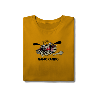 Nome do produto Camiseta Cachorro Status Namorando
