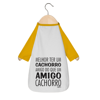 Nome do produto Camiseta para Cachorro - Cachorro Amigo ou Amigo Cachorro